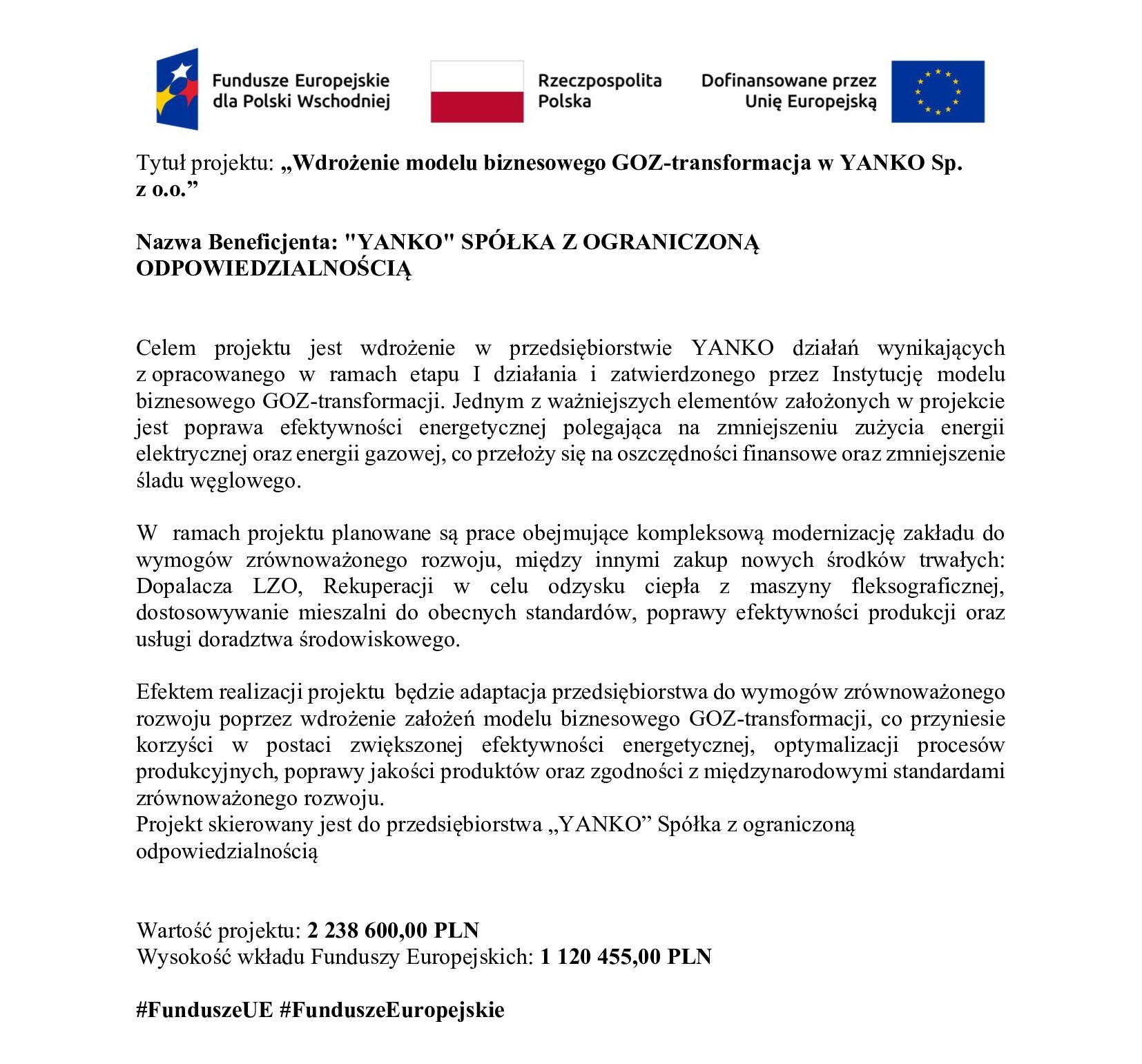 GOZ II na www Opis-projektu-na-stronę-www-i-FB-YANKO-GOZ-II